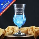 Personalised Engraved 460ml Contour Cocktail Glass with Any Message