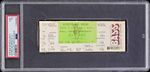 1978 SEX PISTOLS FINAL CONCERT TICKET PSA 7 FULL LAST PERFORMANCE  ORIGINAL BAND