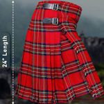Men’s Royal Stewart Tartan Kilt 13oz Highland Casual 5 Yard Lightweight kilts
