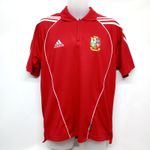 Adidas British & Irish Lions Rugby Shirt New Zealand 2005 1/4 Zip Medium