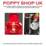 Gracemate Poppy Cherry Air Freshener-RED LED USB- FREE NEXT DAY DELIVERY