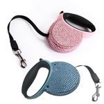 Dog Extendable Retractable Lead 3m -20kg Heavy Duty crystal set