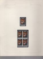 NIUE Christmas 1967 mint stamp group on annotated pages x 14 see description