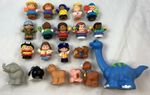 Fisher-Price Little People Dino Apatosaurus Elephant Farm Animals 20 Figure Set