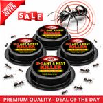Ant Killer Bait Stations Pre-Baited Nest Control Traps Indoor 2 Or 4 Pack