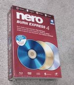 Nero Burn Express 4 (PC) Copy CD DVD BLU-RAY Rip Convert Music Cd To MP3 Sealed 