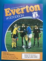 Everton v Inter Bratislava 07/11/1984 ECWC - original programme