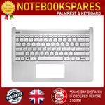 NEW TO REPLACE HP 14S-DQ2514SA SILVER PALMREST UPPER COVER UK KEYBOARD