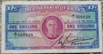 Malta 1 Shilling 1943  P16  VF+