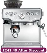 Sage The Barista Express BES875UK Bean to Cup Coffee Machine Stainless Steel#