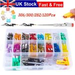 306X Standard Blade Fuse Assortment 2A-40A For Car Van Bike Automotive Fuse Set