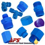 Tefen Nylon Adaptors Nipple Plug Bush Cap Socket Male Female BSPT Pipe Connector