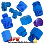 Tefen Nylon Adaptors Nipple Plug Bush Cap Socket Male Female BSPT Pipe Connector