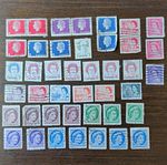 Canada Rare Cancelled Vintage Postage Stamp Lot Queen Elizabeth II Royalty Pairs