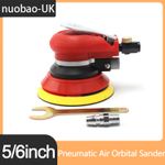 5/6in Air Random Orbital Palm Sander Pneumatic Polishing Machine F Auto Body Car