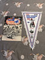 Vintage iconic 1981 Wembley world final pennant & programme collection.