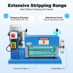 Electric Wire Stripping Machine Cable Stripper 1.5mm-38mm Copper Recycle Tool