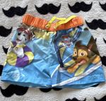 PAW Patrol Boys Swim Trunks 12-18 Months Blue/Orange Elastic Waist Drawstring