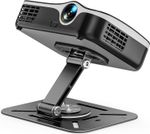Desktop Projector Stand, 360° Rotation Projector Ceiling Wall Mount with 1/4" 