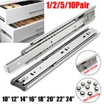 Soft Close Drawer Runners 250-600mm Ball Bearing Heavy Duty Draw Slides Sliders