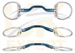 SS Eggbutt Ported Mouth Blue Alloy Bits, Horse Riding Sweet Iron Snaffle Bits