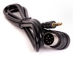 8 pin Alpine M-Bus AUX input lead 3.5 mm DIN jack radio iPhone iPod MP3 adapter 