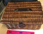 M&S Wicker Food Storage Picnic Hamper - Empty -38 x 27cm