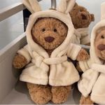 NEW Lovely Jelly Cat Lovely Bathrobe Bartholomew Bear NWT + Dust Bag. Bear