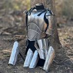 Medieval Armor Full Body Knight Armor Set Steel Costume Halloween Cosplay LARP