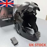 2026 Autoking Iron Man Black MK5 Helmet Electronic Wearable Voice-control Mask