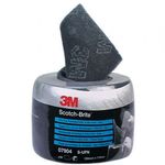 Ultra-Fine Scotch-Brite Roll - Grey - Pre-Cut - 115mmx150mm - 07904 - UK Stock