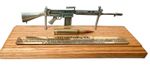 British Army Falklands & NI L1A1 SLR 1/6 Mini English Pewter Gun Desk Display