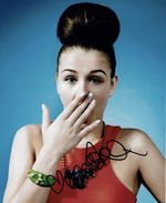 BROOKE VINCENT-CORONATION STREET -DANCING ON ICE-SIGNED 10”x8” PHOTO+GOA