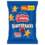 Golden Wonder Quarterbacks Cheeseburger Flavour 27g x 30 BagsCorn Snack Full Box