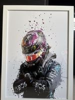 Lewis Hamilton Mercedes F1 Graphic Print Picture and Frame