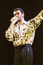 GEORGE MICHAEL in concert ~ 'Cover to Cover' Wembley 1991! 60 EXCLUSIVE PHOTOS!