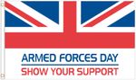 Armed Forces Day Polyester Flag - Choice of Sizes