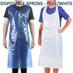 1000 DISPOSABLE PLASTIC PPE APRON WATERPROOF POLYTHENE APRONS FOOD FLAT PACK UK