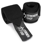 Strength Shop Zeus Wrist Wraps - Black - 30cm 60cm - IPF Approved