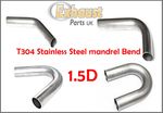 Tight T304 Stainless Steel Mandrel Bends Exhaust 50.8mm / 2 inch Short Radius Be