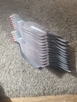 12 X Plastic Pigeon Decoys