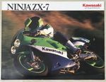 KAWASAKI NINJA ZX-7 (ZX750-H2) Motorcycle USA Sales Brochure 1990 #99969-2079