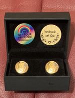 SUPERB Quality Vintage DIOR Button Earrings - 1980’s 18ct Gold Plated