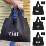 Large Reusable Women Shopping Bag Eco Tote Handbag Fold Away Bag shoulder bags