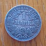 Germany Deutsches Reich 1 Mark 1899 Silver Colour Coin