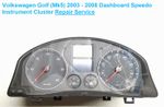 Volkswagen VW Tiguan Touran Golf Mk5 Dashboard Instrument Cluster Repair Service