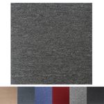 20pcs Carpet Tiles 50x50cm Heavy Duty Floor Tiles Flooring Rugs for Home Office