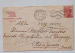 Italy 1921 Grand Hotel Flora Rome to Rio de Janeiro Brazil 