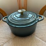 John Lewis Cast Iron Enamel Round Casserole Pot w/ Lid 22cm 2.5L 260°C