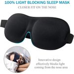 3D Sleep Mask Blindfold Sleeping Aid Soft Memory Foam Eye Mask for Sleeping Trav
